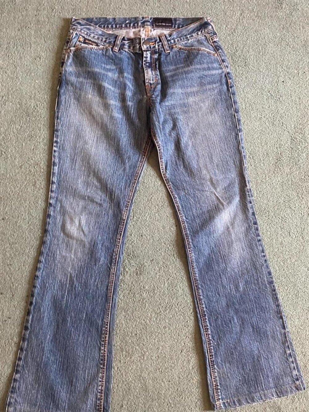 Calvin Klein Jeans Women's Blue and Navy Jeans
